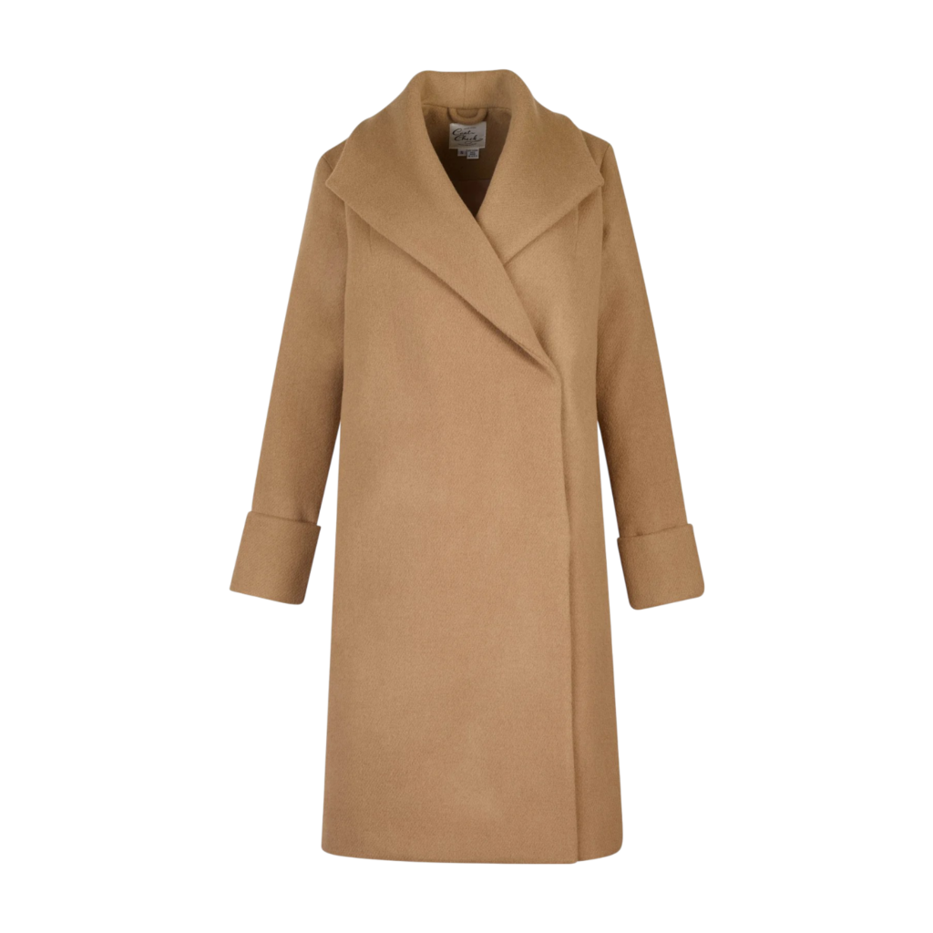 The Checkroom Southport Camel Wool Coat
